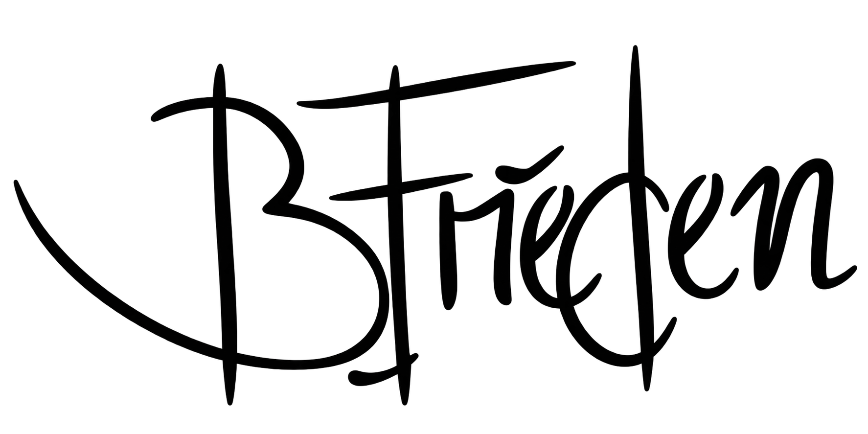Logo B. Frieden in gold